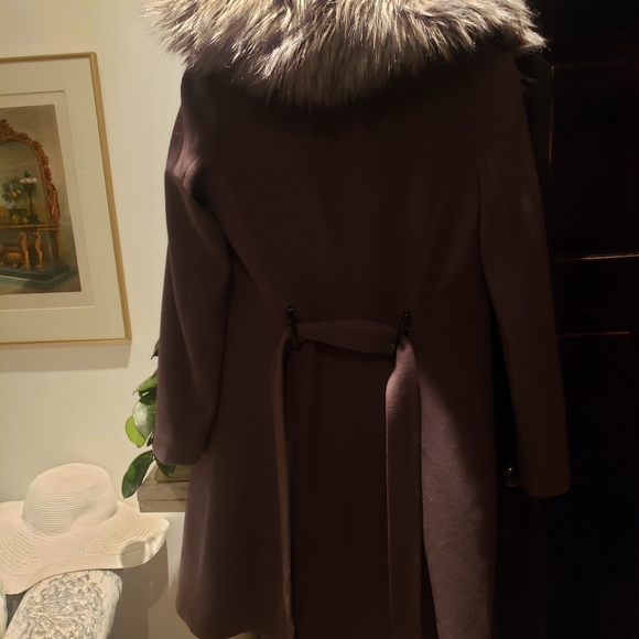 TAHARI dark grey wool coat - Picture 10 of 11
